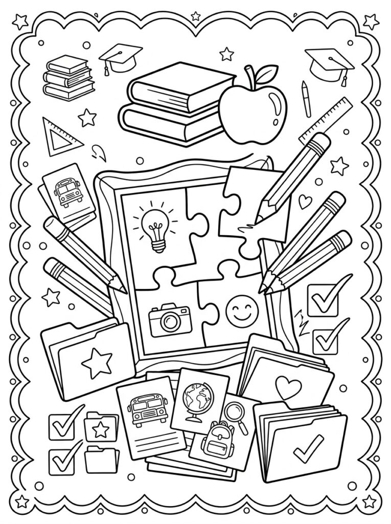 Kleurplaten van Foto's (Gratis PDF Printables) 38 - gratis kleurplaat om te printen