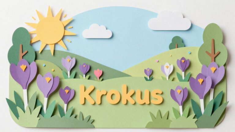 Krokus Kleurplaten om te printen