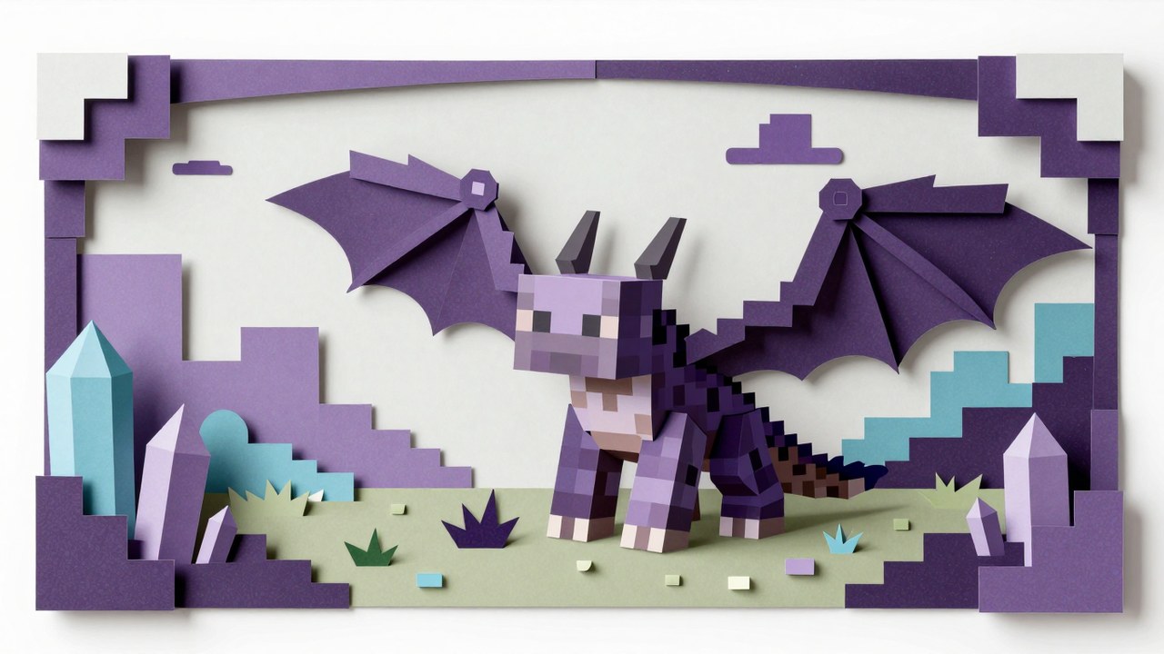 Minecraft Enderdraak Kleurplaten