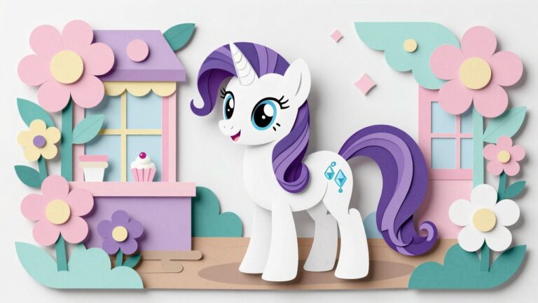 My Little Pony Rarity Kleurplaten