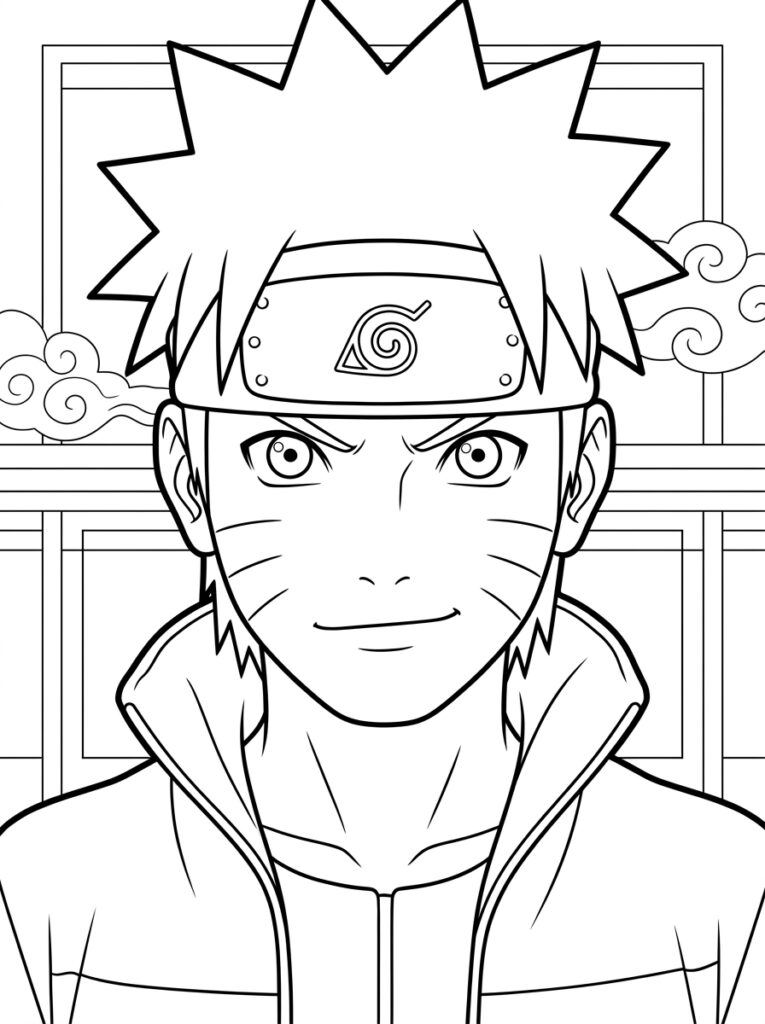 Naruto Kleurplaten (Gratis PDF Printables) 27 - gratis kleurplaat om te printen
