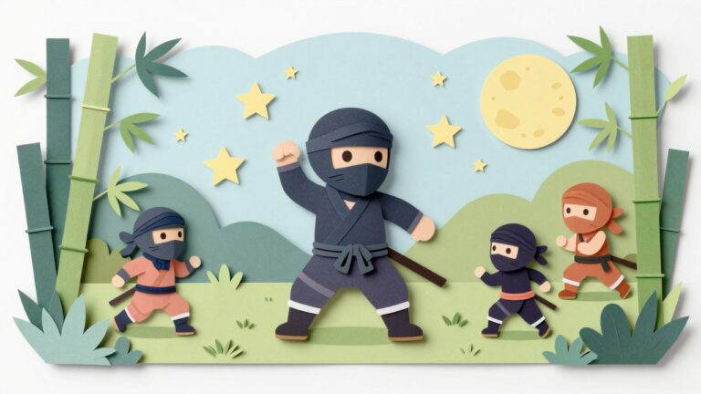 Ninja Kleurplaten om te printen
