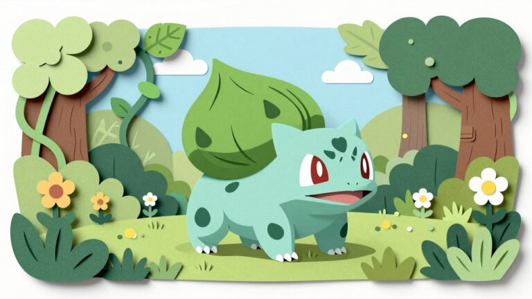 Pokemon Bulbasaur Kleurplaten