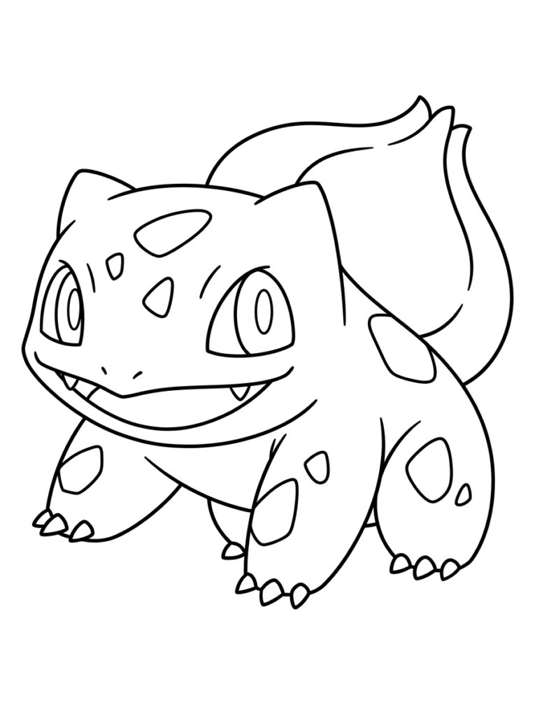 Pokemon Bulbasaur Kleurplaten (Gratis PDF Printables) 17 - gratis kleurplaat om te printen
