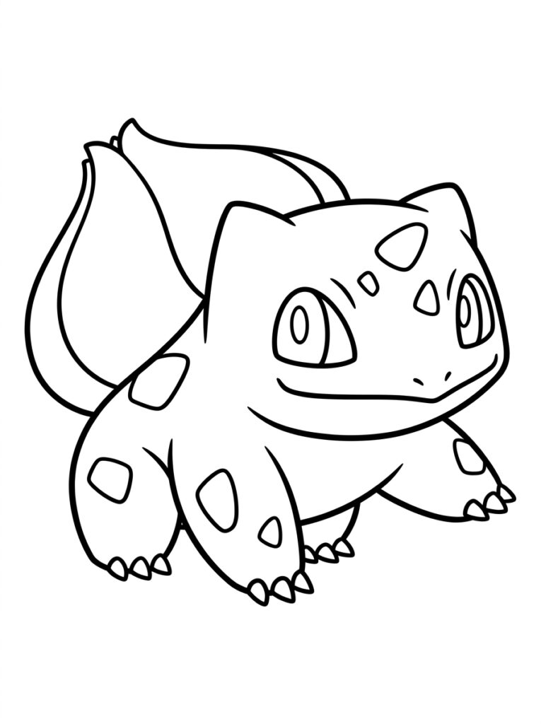 Pokemon Bulbasaur Kleurplaten (Gratis PDF Printables) 18 - gratis kleurplaat om te printen