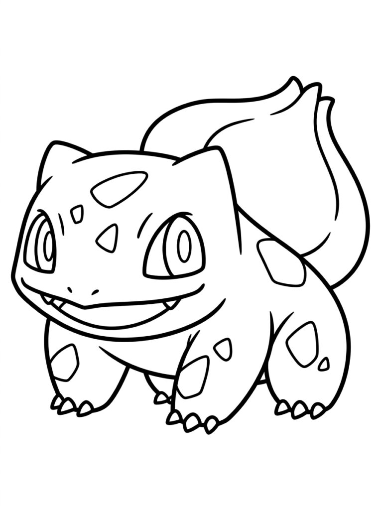 Pokemon Bulbasaur Kleurplaten (Gratis PDF Printables) 19 - gratis kleurplaat om te printen