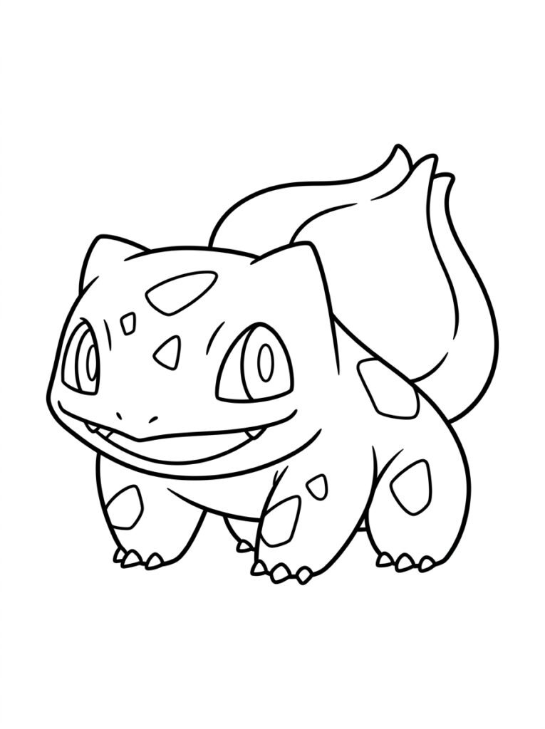 Pokemon Bulbasaur Kleurplaten (Gratis PDF Printables) 40 - gratis kleurplaat om te printen