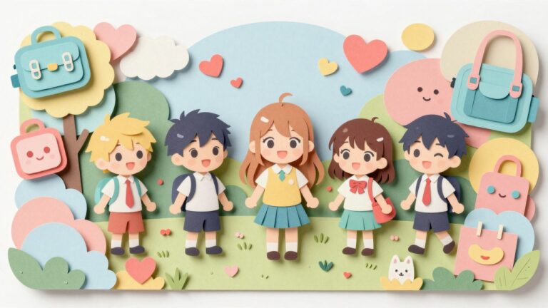 Schattige anime Kleurplaten om te printen