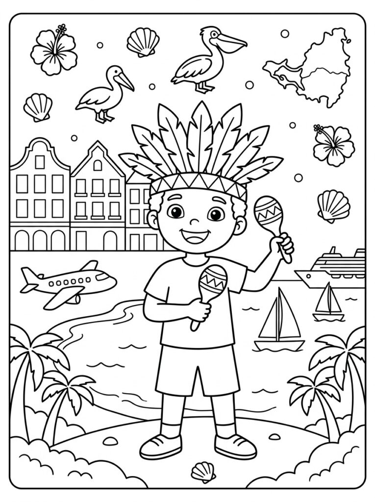 Sint Maarten Kleurplaten (Gratis PDF Printables) 19 - gratis kleurplaat om te printen