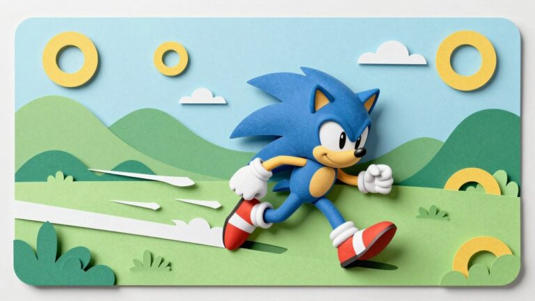 Sonic Kleurplaten om te printen