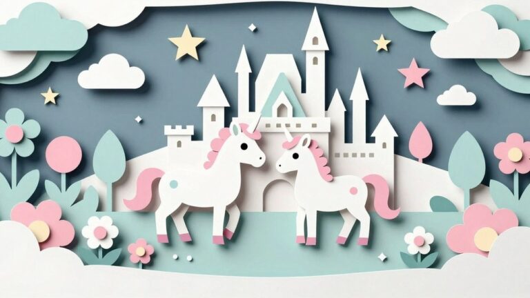 Unicorn Kasteel Kleurplaten om te printen