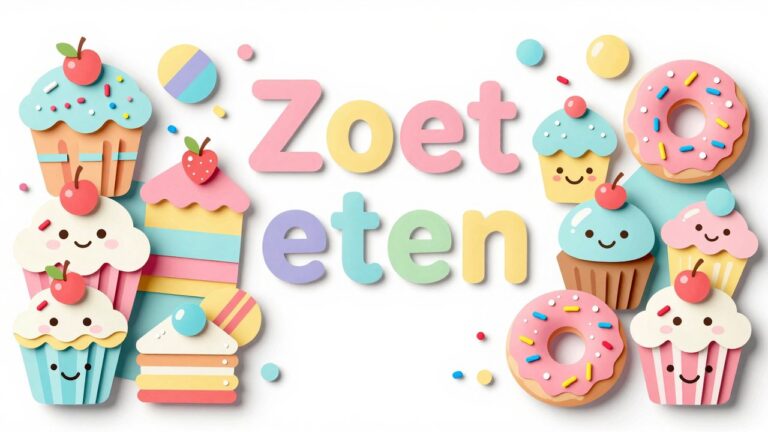 Zoet eten Kleurplaten om te printen
