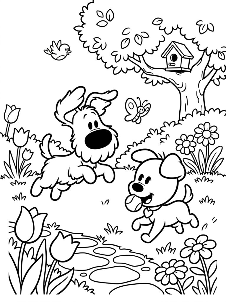 Woezel En Pip Kleurplaten (Gratis PDF Printables) 01 - gratis kleurplaat om te printen