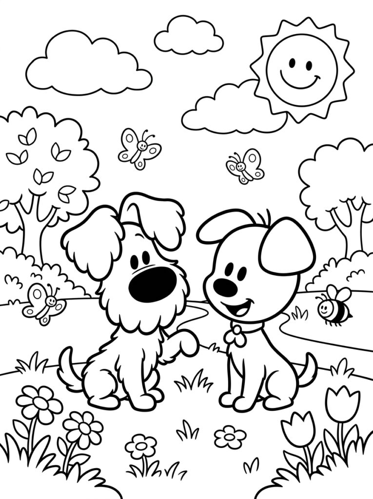 Woezel En Pip Kleurplaten (Gratis PDF Printables) 02 - gratis kleurplaat om te printen