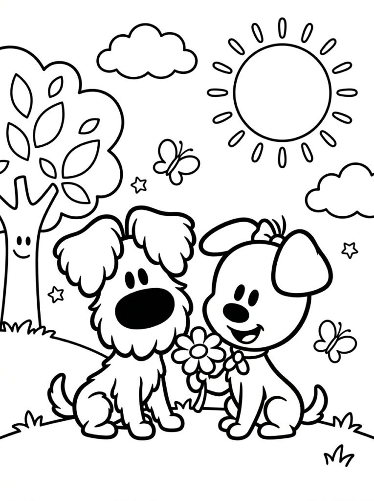 Woezel En Pip Kleurplaten (Gratis PDF Printables) 05 - gratis kleurplaat om te printen