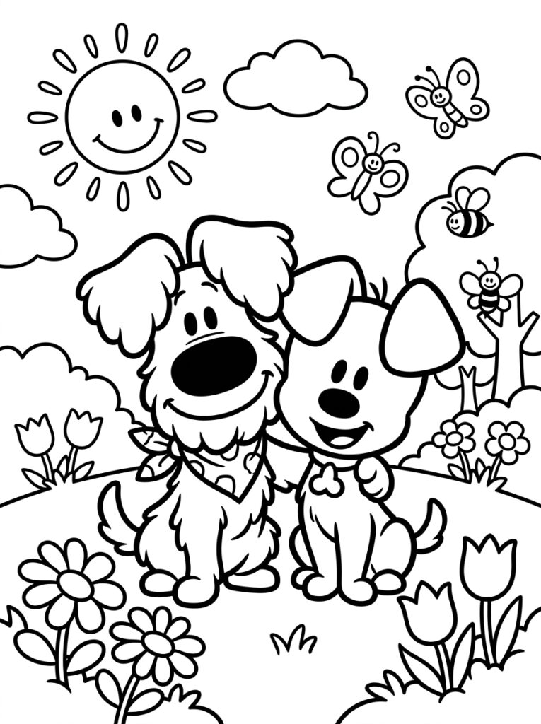 Woezel En Pip Kleurplaten (Gratis PDF Printables) 06 - gratis kleurplaat om te printen