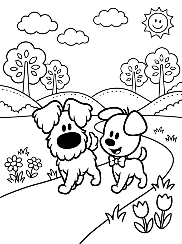 Woezel En Pip Kleurplaten (Gratis PDF Printables) 07 - gratis kleurplaat om te printen