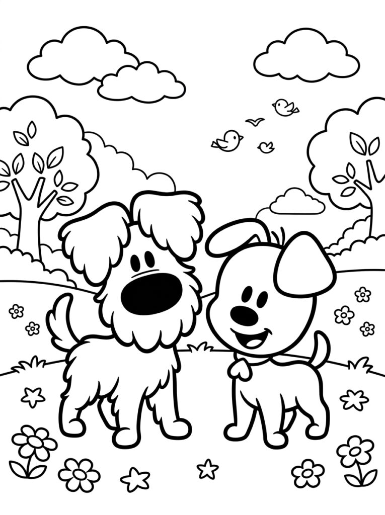 Woezel En Pip Kleurplaten (Gratis PDF Printables) 08 - gratis kleurplaat om te printen