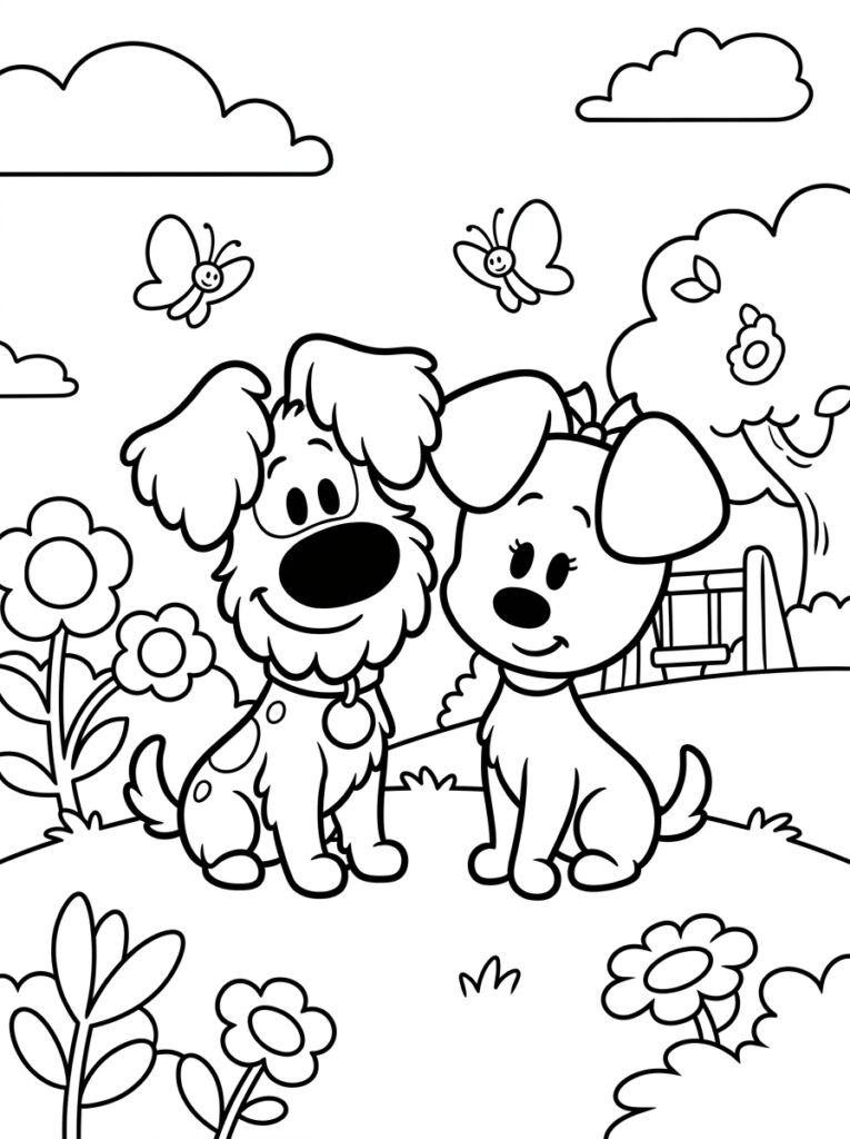 Woezel En Pip Kleurplaten (Gratis PDF Printables) 10 - gratis kleurplaat om te printen