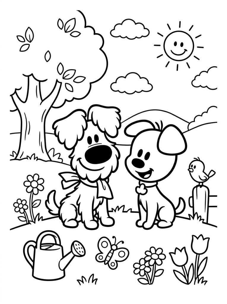 Woezel En Pip Kleurplaten (Gratis PDF Printables) 17 - gratis kleurplaat om te printen