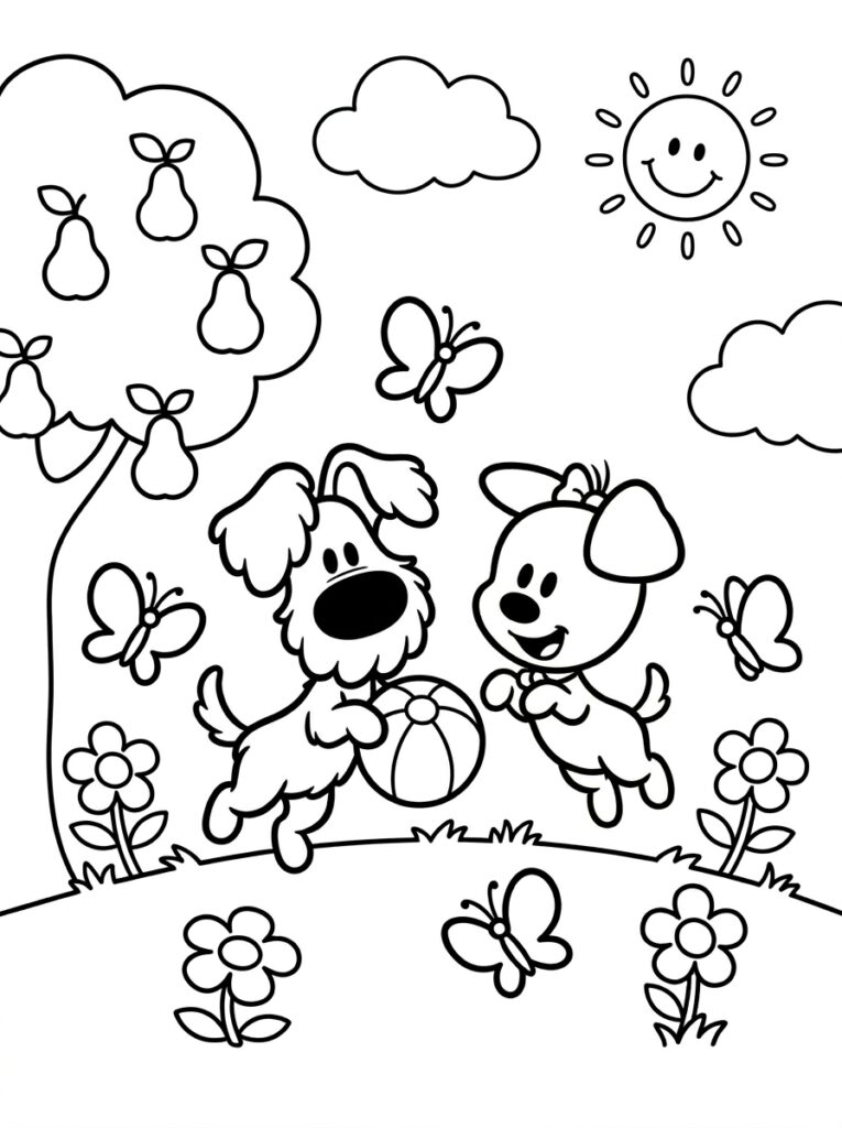 Woezel En Pip Kleurplaten (Gratis PDF Printables) 18 - gratis kleurplaat om te printen