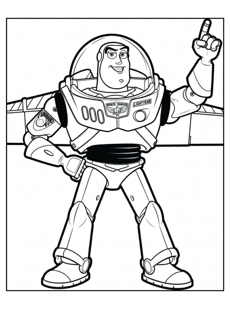 Toy Story 5 kleurplaat 02 - gratis printable om te printen