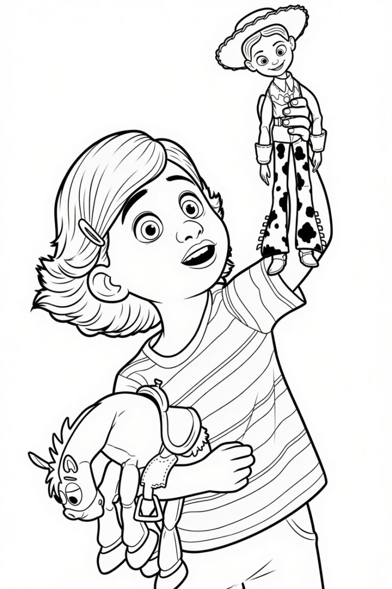 Toy Story 5 kleurplaat 13 - gratis printable om te printen