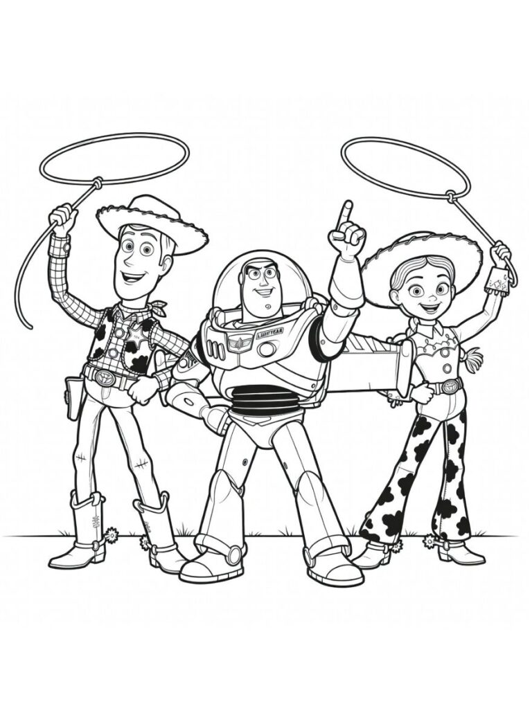 Toy Story 5 kleurplaat 15 - gratis printable om te printen