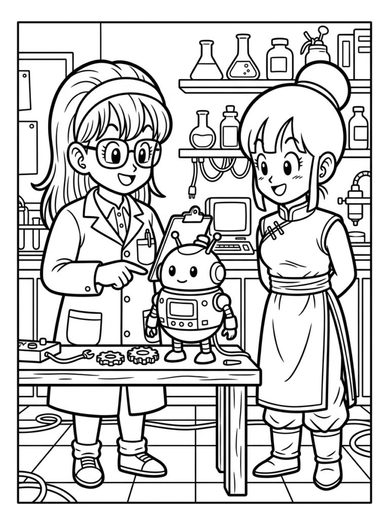 Dragon Ball Z kleurplaat 02 - gratis printable om te printen