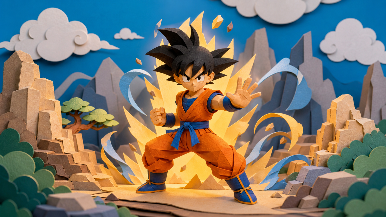 Goku Kleurplaten