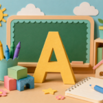Letter A Kleurplaten om te printen