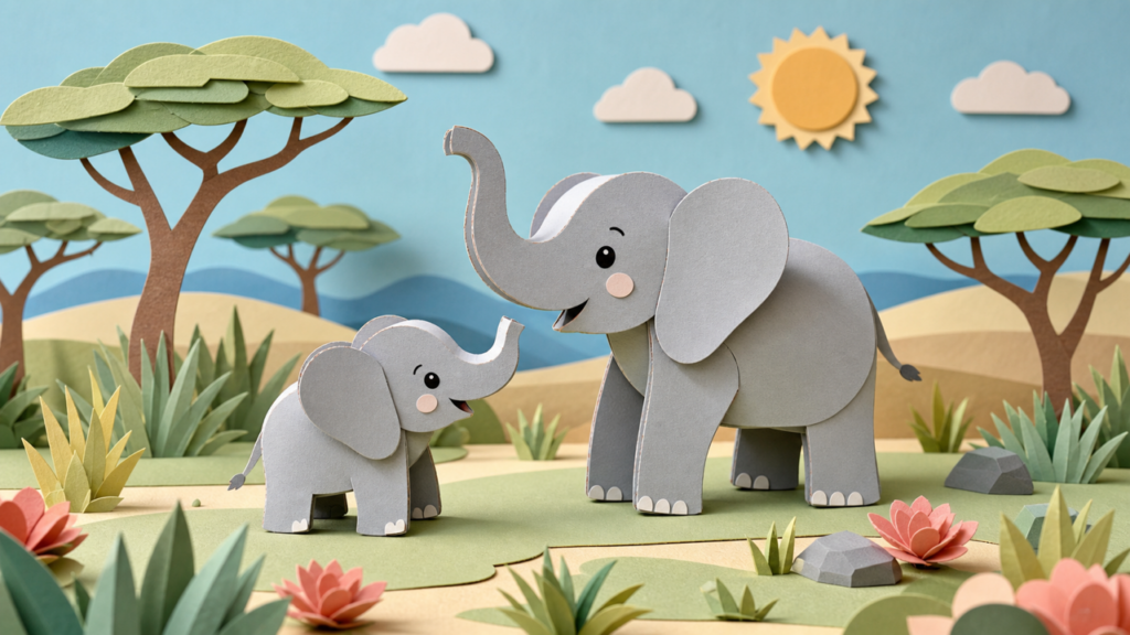 Olifant Kleurplaten om te printen