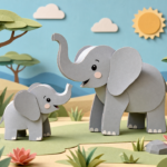 Olifant Kleurplaten om te printen