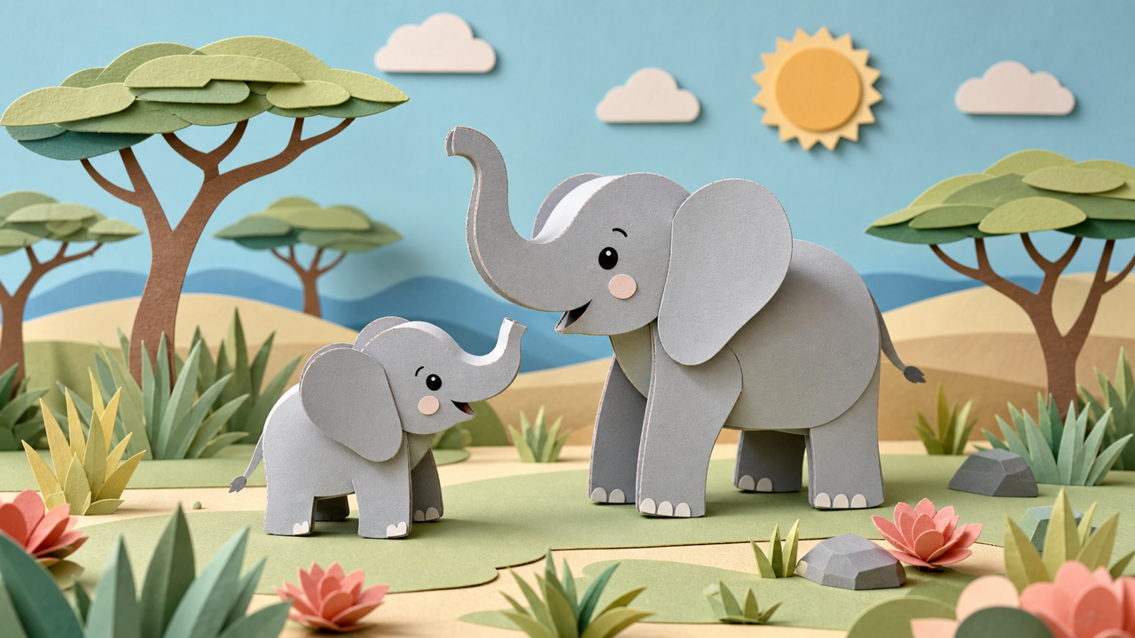 Olifant Kleurplaten