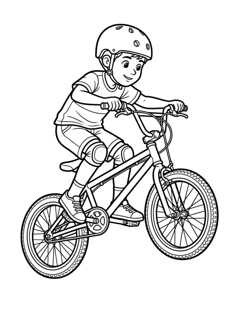Sport kleurplaat 05 - gratis printable om te printen