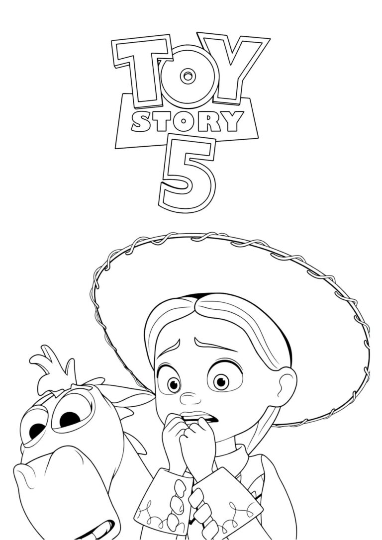 Toy Story 5 kleurplaat 18 - gratis printable om te printen