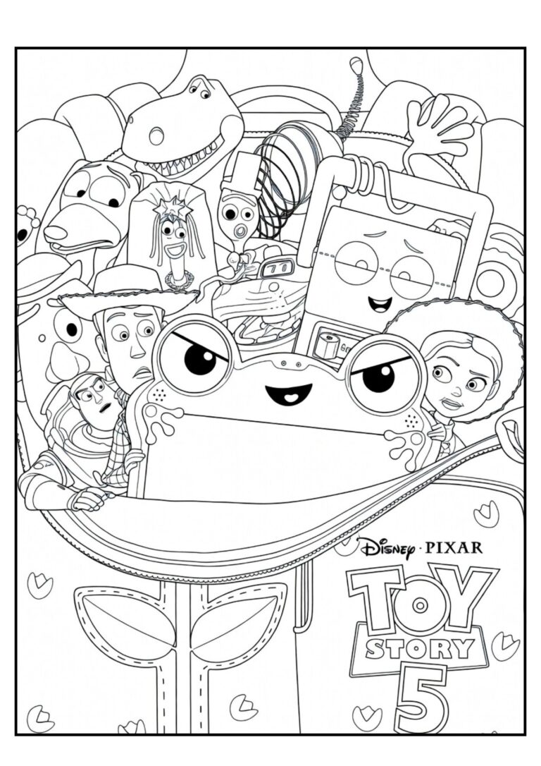 Toy Story 5 kleurplaat 20 - gratis printable om te printen