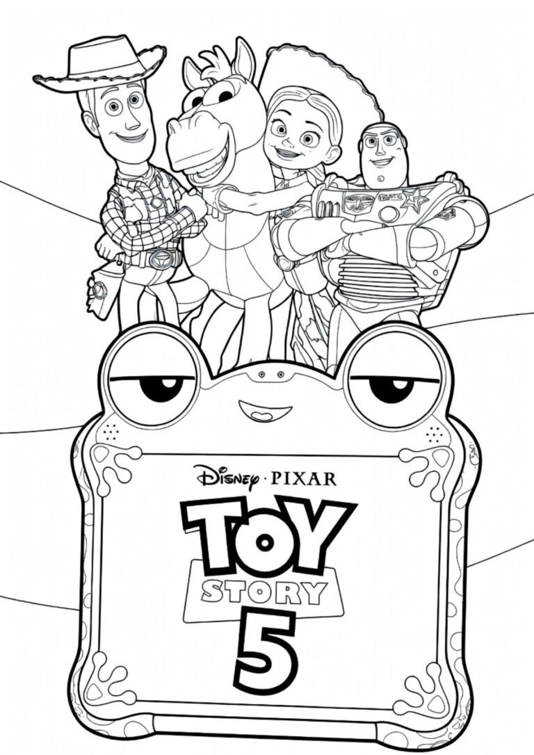 Toy Story 5 kleurplaat 21 - gratis printable om te printen