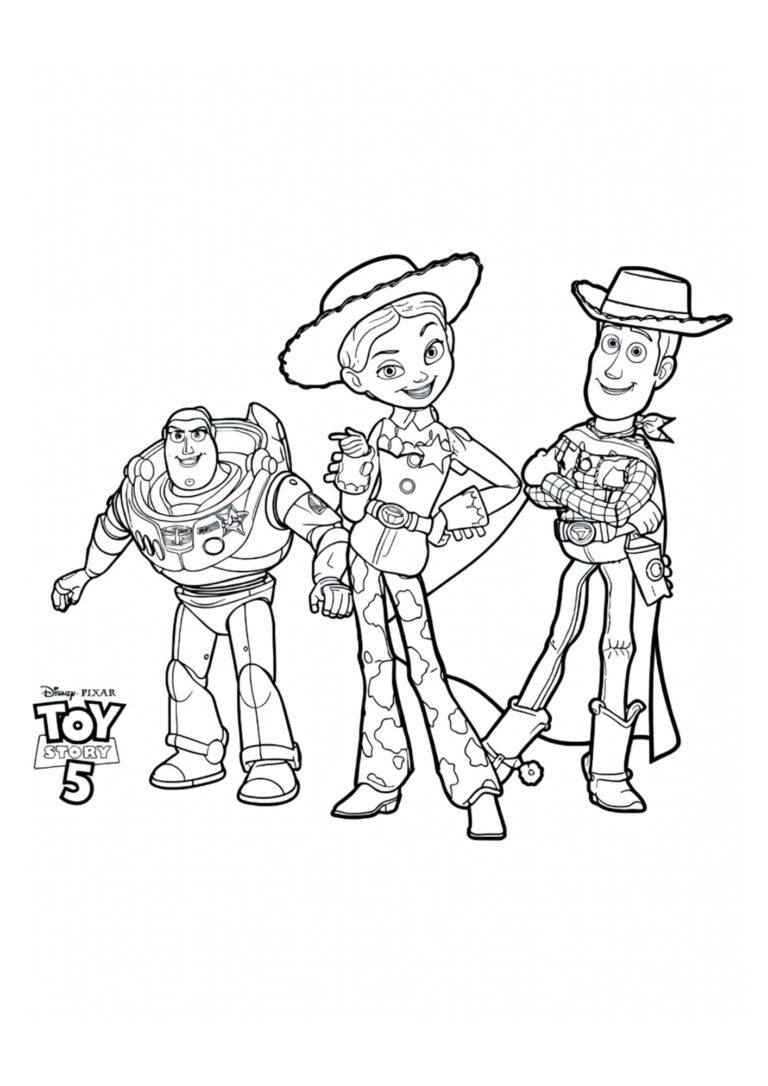 Toy Story 5 kleurplaat 22 - gratis printable om te printen