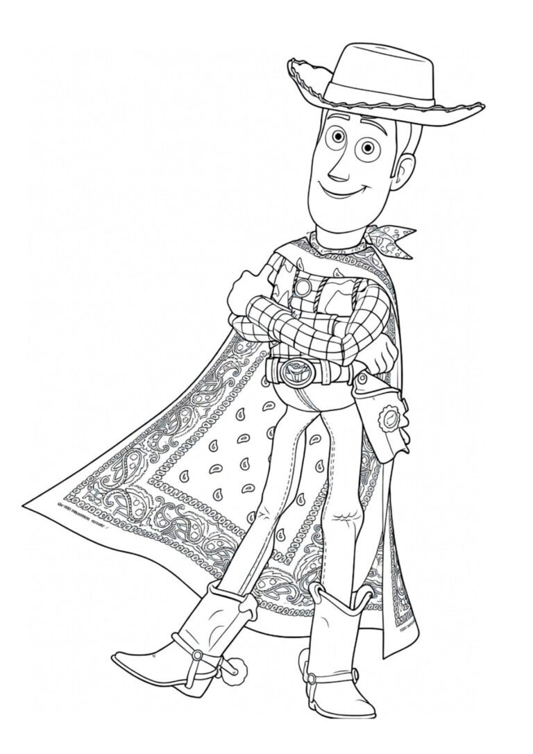 Toy Story 5 kleurplaat 23 - gratis printable om te printen