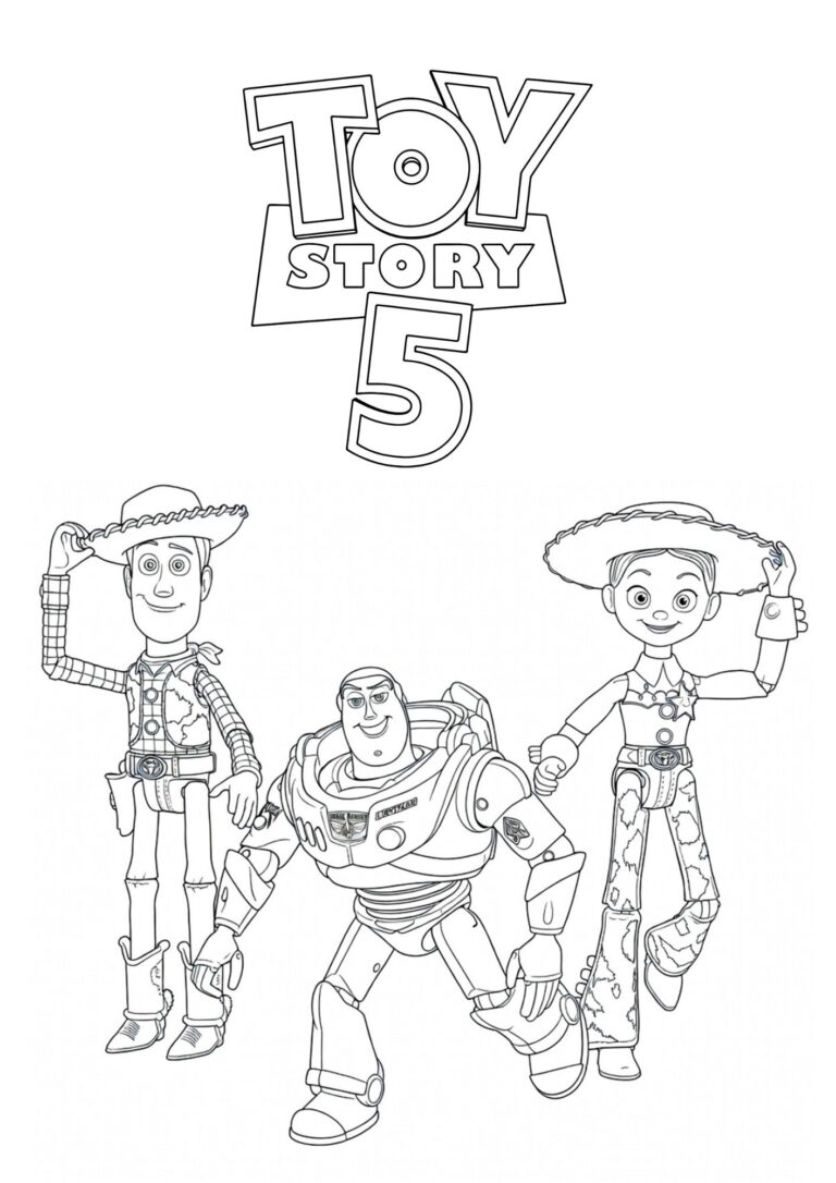 Toy Story 5 kleurplaat 24 - gratis printable om te printen