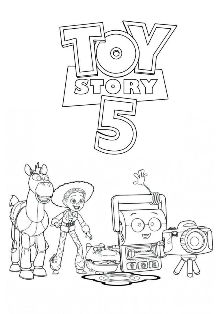 Toy Story 5 kleurplaat 27 - gratis printable om te printen