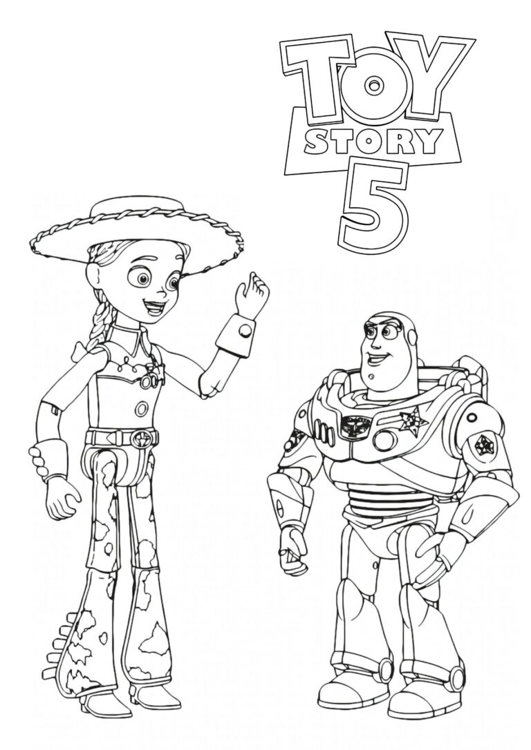 Toy Story 5 kleurplaat 32 - gratis printable om te printen