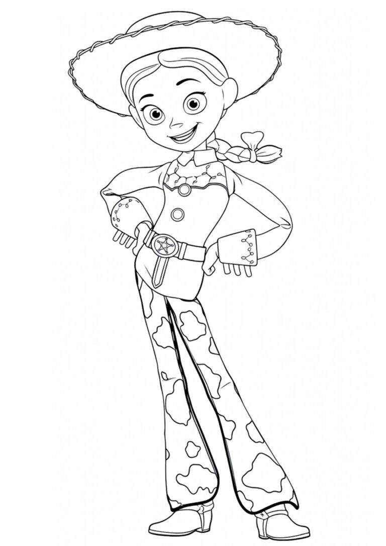 Toy Story kleurplaat 01 - gratis printable om te printen
