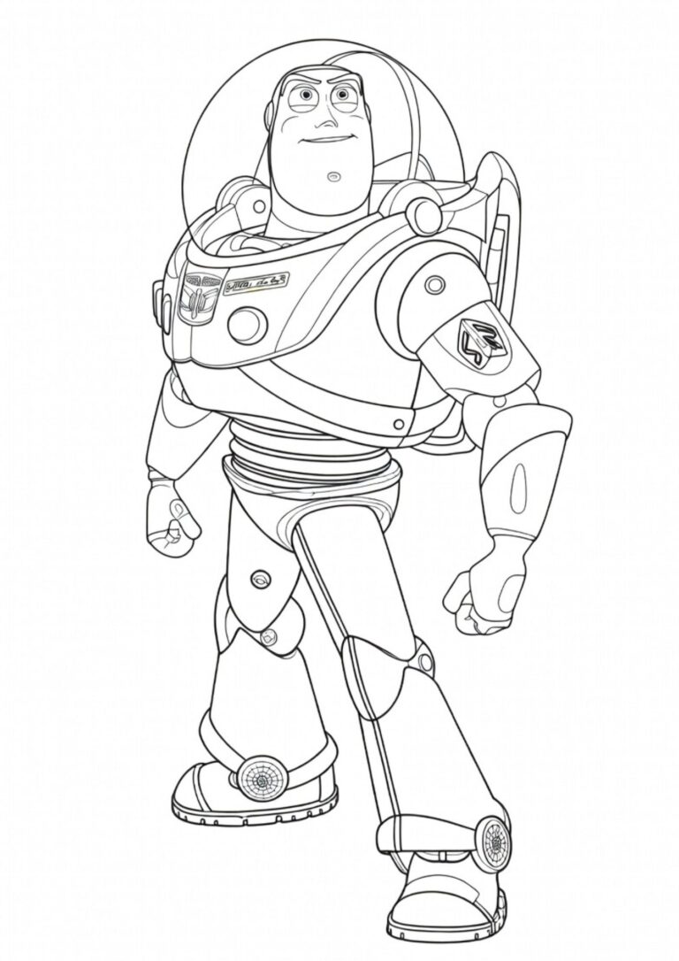 Toy Story kleurplaat 04 - gratis printable om te printen