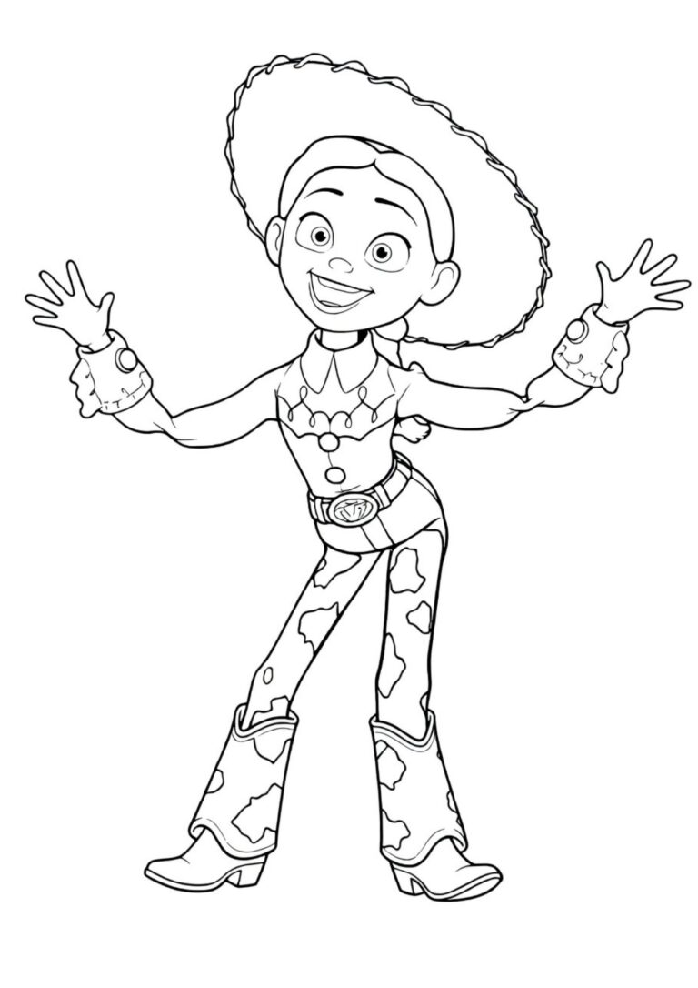Toy Story kleurplaat 08 - gratis printable om te printen