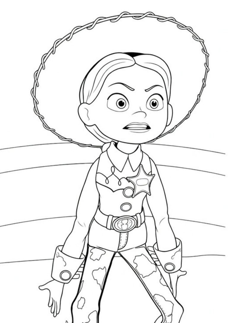 Toy Story kleurplaat 09 - gratis printable om te printen