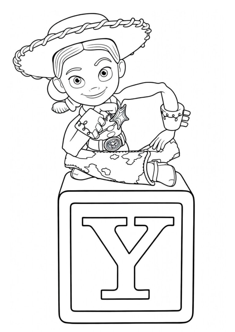 Toy Story kleurplaat 13 - gratis printable om te printen