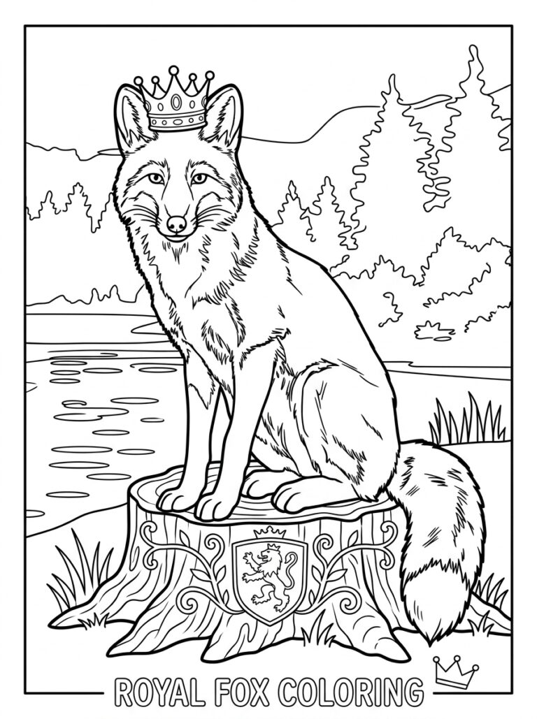 Vos kleurplaat 17 - gratis printable om te printen