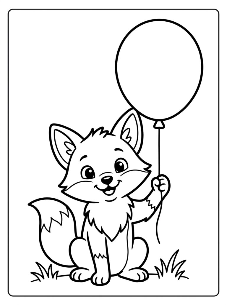 Vos kleurplaat 19 - gratis printable om te printen